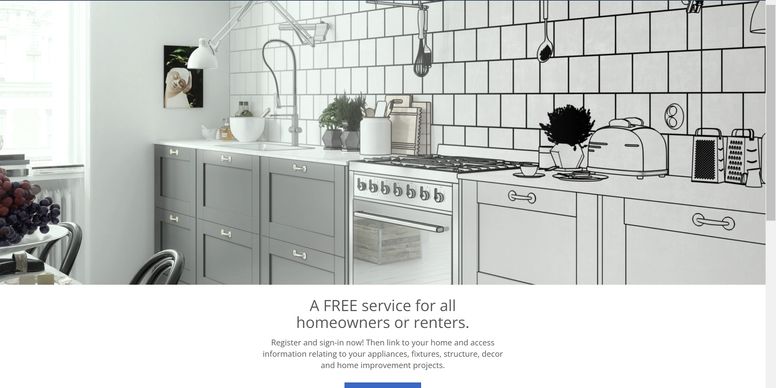 The HomeCaddy platform homepage